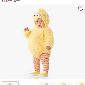 Big Bird pottery barn kids Halloween costume 12-24 months NEW WITHOUT TAGS